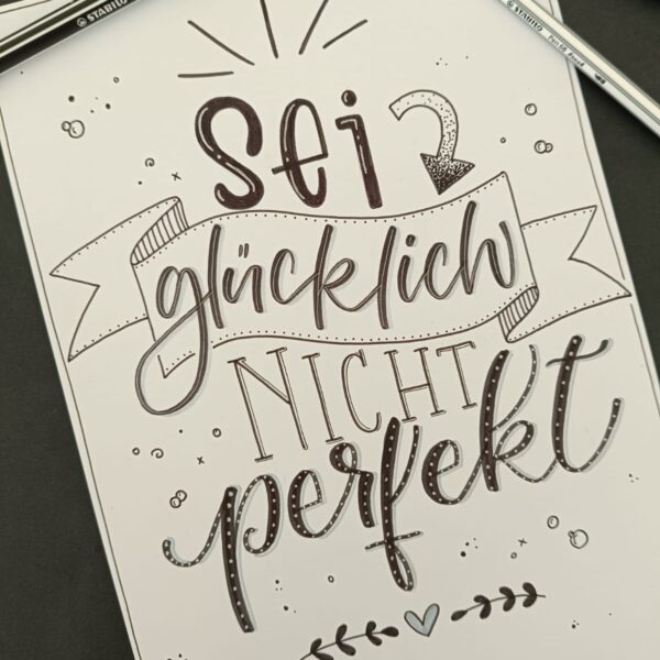 HANDLETTERING Fortgeschrittenen-Kurs "Frühblüher" am So 16.03. um 10:00 Uhr