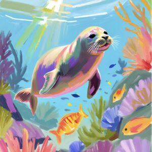 KIDS ART TO GO "Colorful Sea" am Do 14.08. um 10:00 Uhr