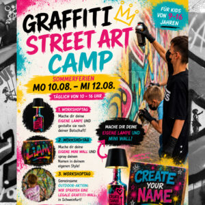 URBAN ART TEENS "Street Art Atelier" von Mo 10.08. - Mi 12.08.26